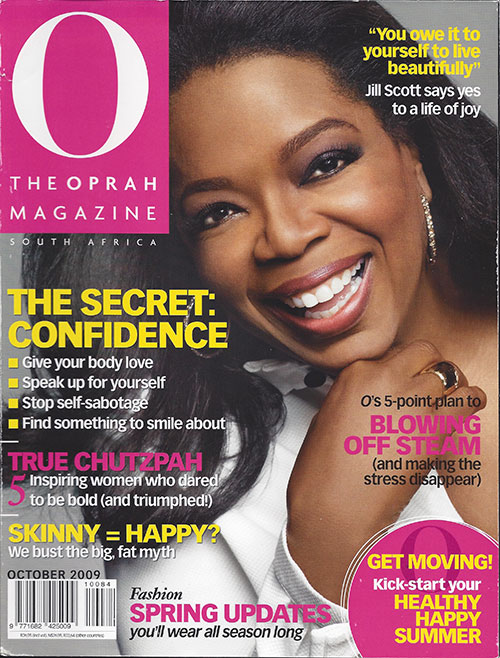 Being Touched, O The Oprah Magazine, October 2009
